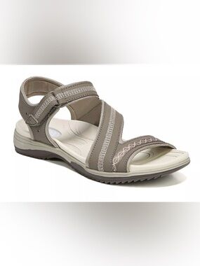 Dr Scholls DION Gel Cushion Insole Flat Valcro Strappy Sandal Size 11